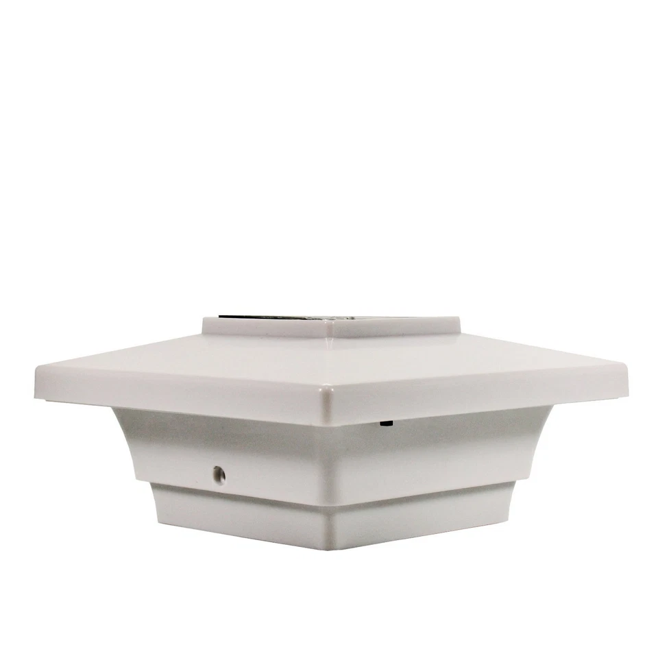 4X4 4-PCS Solar Post Cap Deck Light White Low Profile 4 SMD LEDs Sun PL251 - Image 4 of 4