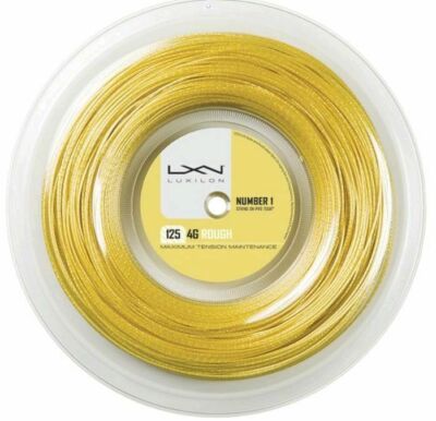 (1,02  /Lfm.)Luxilon 4G 125 Rough 200 Tennissaite