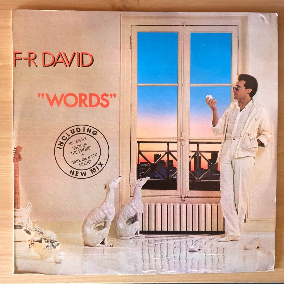 F-R David ‎– Words [1983] Vinyl LP Dance & Electronica Synth-Pop