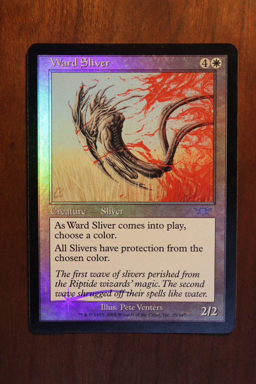 Ward Sliver FOIL Legions NM White Uncommon MTG Magic The Gathering