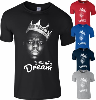 T-Shirt The Notorious BIG Smalls Hip Hop B.I.G. Tupac 2er-Pack Herren Damen