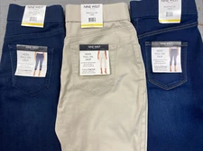 NINE WEST Jeans HEIDI Pull-On Crop Pants Woman's Assorted Sizes & Colors NWT