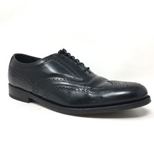 Florsheim Lexington Oxfords Dress Shoes Mens Size 9.5 Black Leather Wingtip