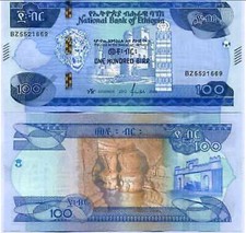 Ethiopia 100 Birr 2012/2020 P 55 UNC