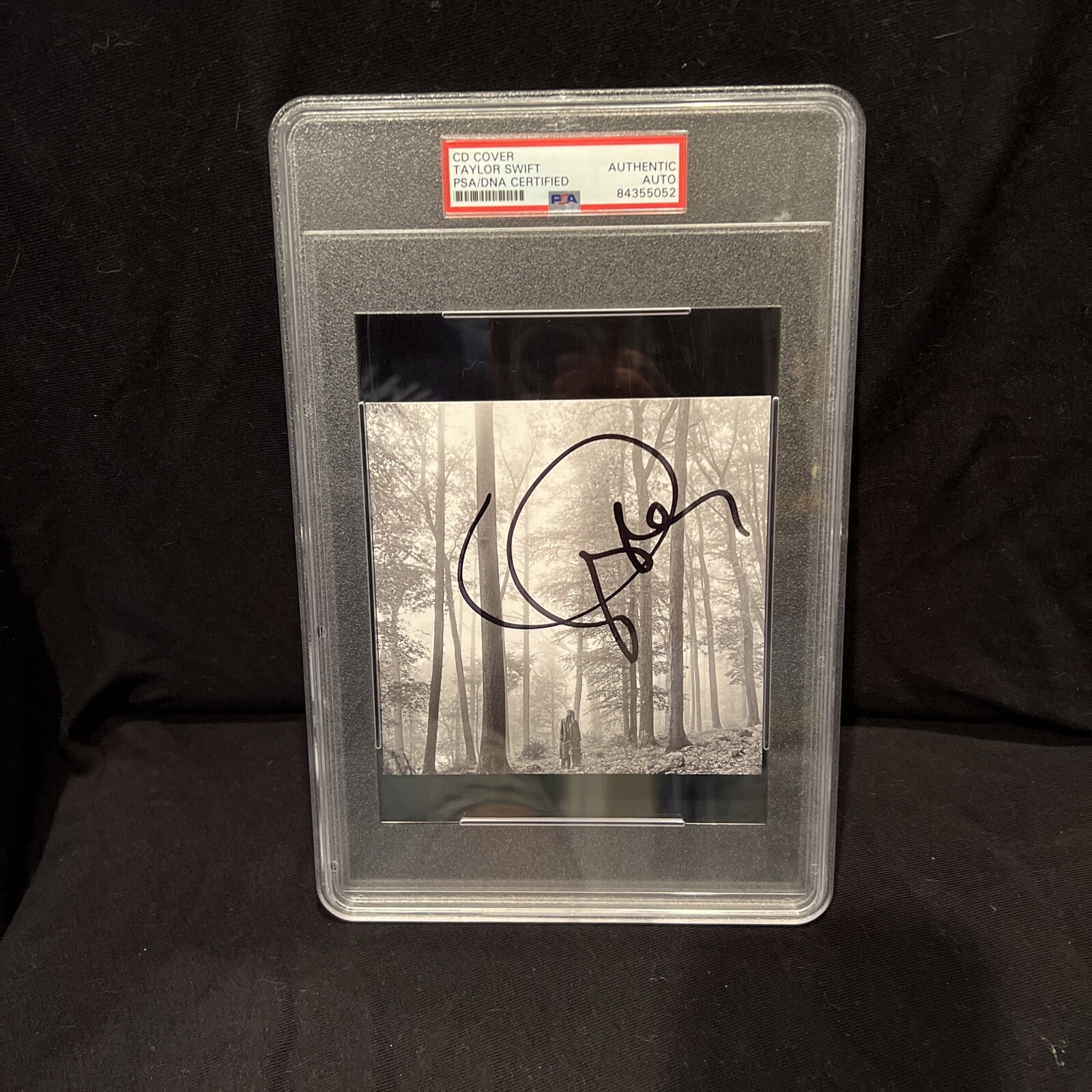 TAYLOR SWIFT Signed/Autographed CD Cover Slabbed PSA/DNA Certified Authentic