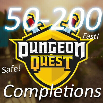 Roblox Dungeon Quest Leveling Service 50 100 200 Dungeon Completions Fast Ebay - roblox codes for dungeon quest