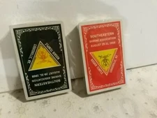 Kosair Temple Shriners Louisville KY playing card game 1968 dated NOS Redislip