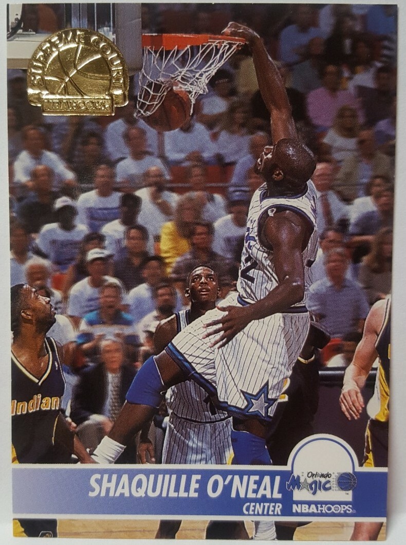 1994 SkyBox NBA Hoops Supreme Court Shaquille O'Neal Insert
