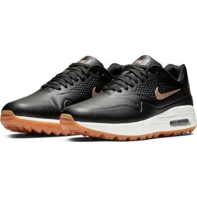 black air max golf shoes