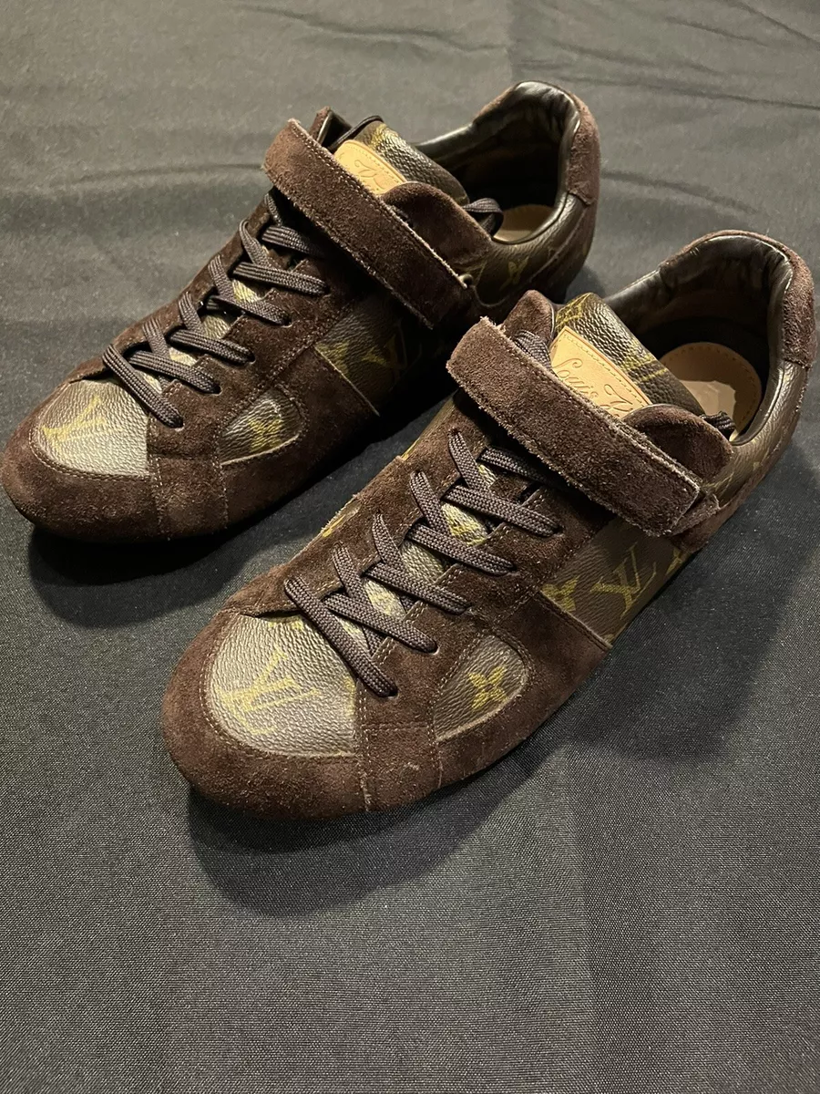 Louis Vuitton Men's 7 US Brown Suede Monogram Energie Sneaker Full Set –  Bagriculture