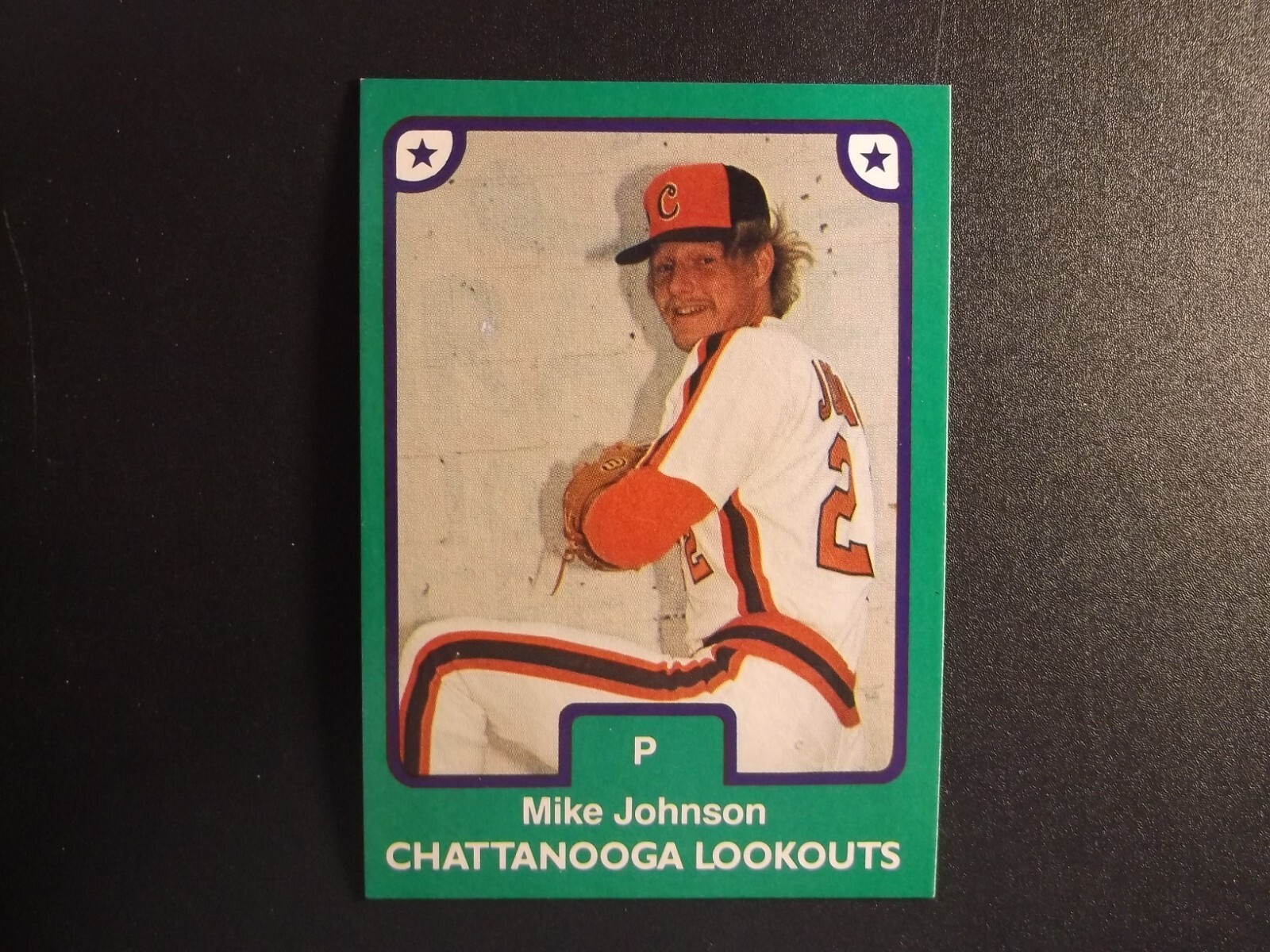1984 TCMA Chattanooga Lookouts Mike Johnson Card # 86