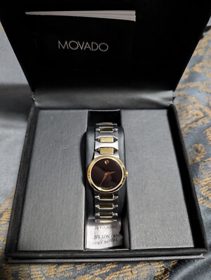 Movado Temo Women's Black Watch - 0607296