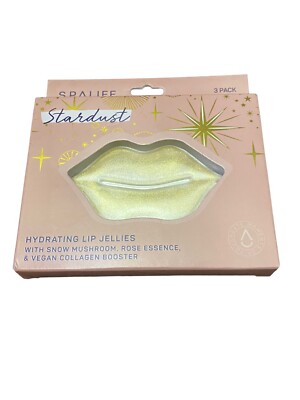 Spa Life Stardust Hydrating Lip Jellies W/ Snow Mushroom, Rose Essence 3 Ct