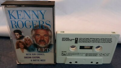 KENNY ROGERS DUETS CASSETTE TAPE LIBERTY RECORDS 1984 SHEENA EASTON KIM CARNES