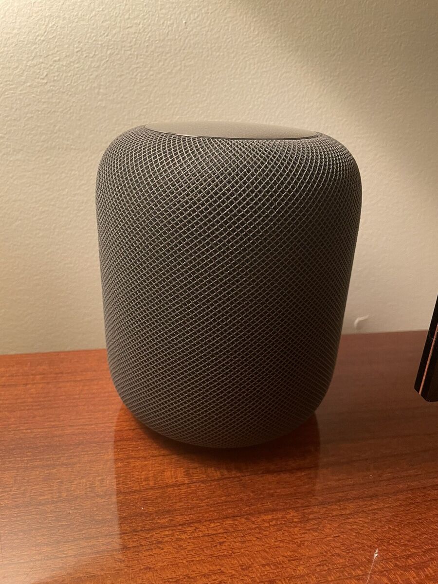 Apple HomePod Space Gray Set of Two (2) Speakers Stereo Pair Apple HomePod Space Gray Set of Two (2) Speakers Stereo Pair