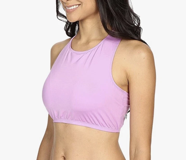 Top de natación Soybu para mujer talla XL Curazaoa corto espalda deportiva hortensia Foto 3 de 4