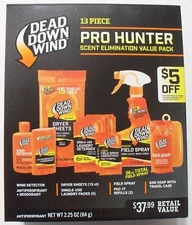 Dead Down Wind 13 Piece Pro Hunter Scent Elimination Pack-207118-Combine Ship
