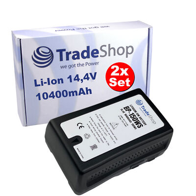 2x Li-Ion Akku 150Wh 10400mAh für Sony DNW-A25WS DNW-A25WSP DNW-A28 DNW-A28P