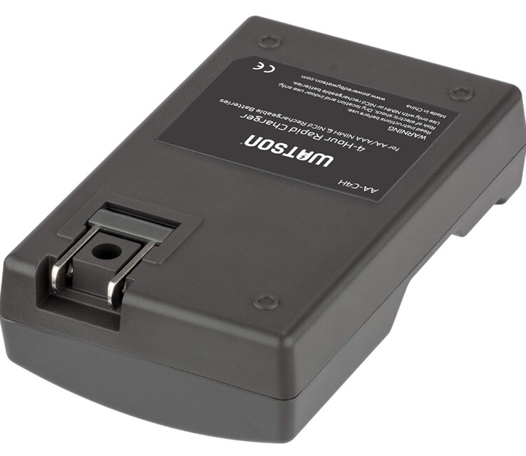 Watson 4Hour Rapid Charger AA and AAA NiMH and NiCd Rechargeable+4 Batteries