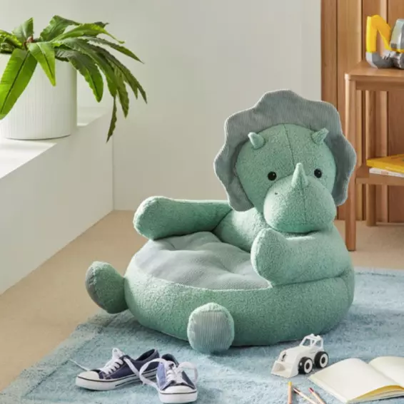 Toddler Kids Dinosaur Plush Cuddle Chair Couch Cushion Seat Baby