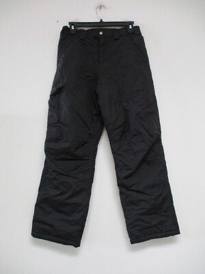 White Sierra Snowboard Pants Boys Large Black Waterproof Winter