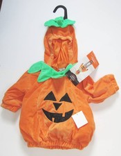 PUMPKIN Halloween Costume Jack-O-Lantern Infant 6-12 Months Padded One-Piece NEW