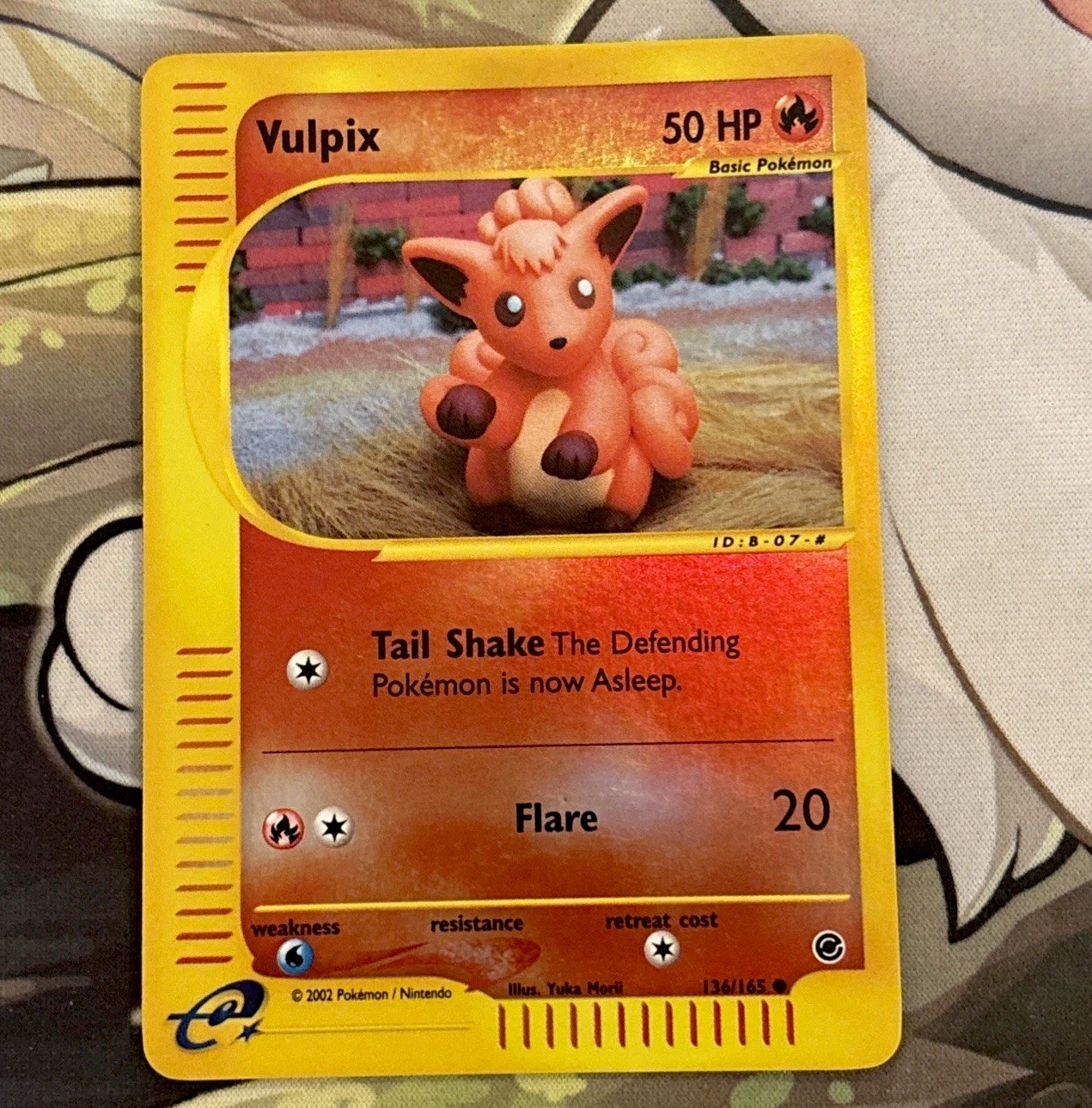 Pokémon Vulpix Reverse Holo E Reader 136/165 Vintage Holo Expedition NM holo