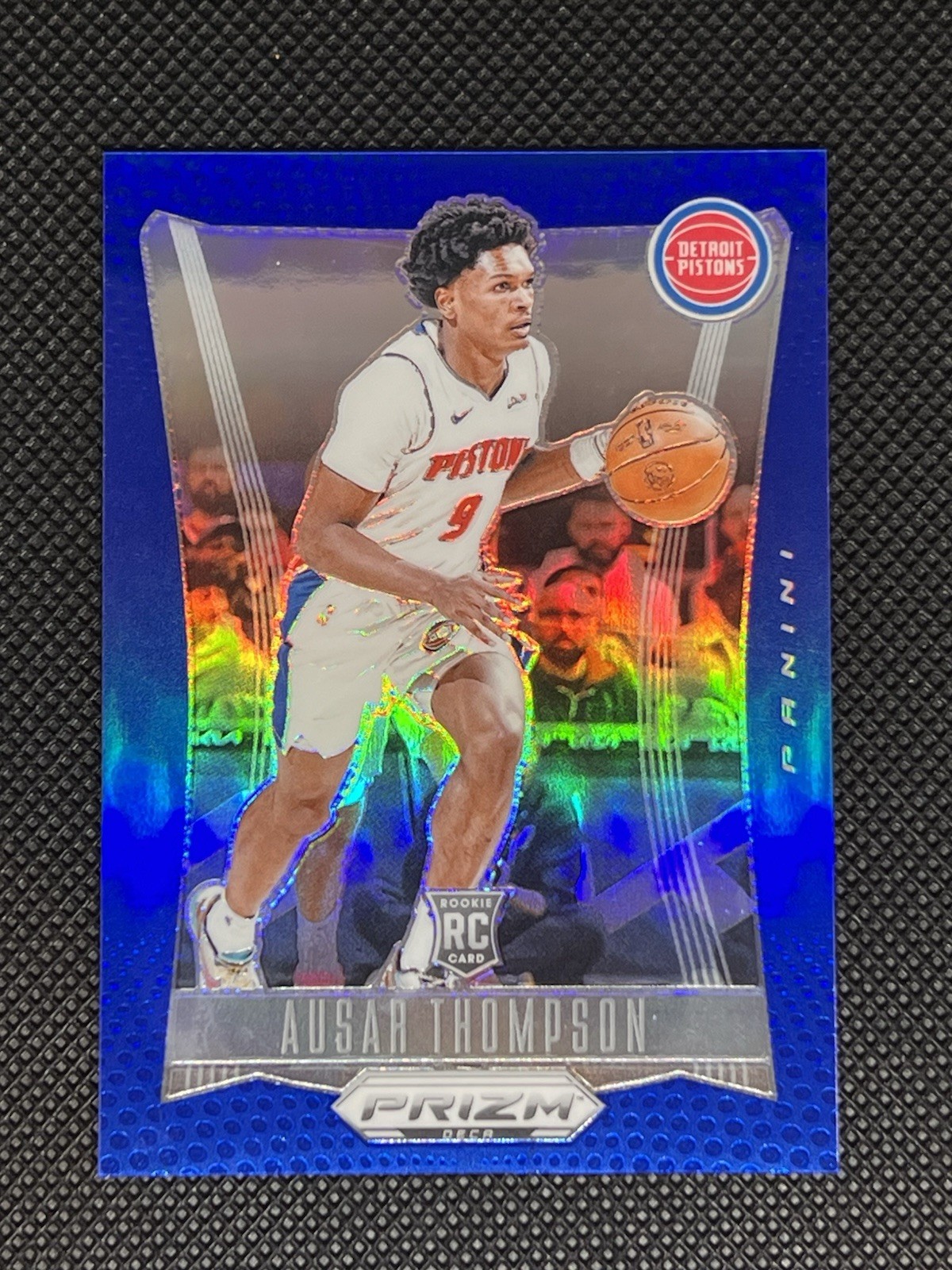 2023-24 Panini Prizm Deca - Ausar Thompson #136 Blue Prizm (RC) /149