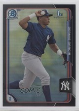 2015 Bowman Chrome Prospects Asia Exclusive Black Refractor Dermis Garcia ex0