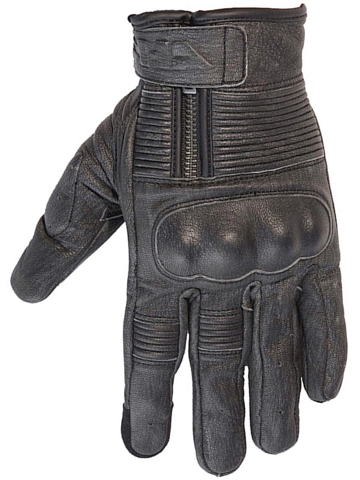 Richa Shadow Motorcycle Glove - Grey (L) L,