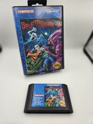 Splatterhouse 2 - Sega Mega Drive - Videospiel & Original Box