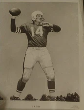 Rare Vintage Lot 1960's Sport Pix 8.5X9.00 Black & White Photos Football Stars