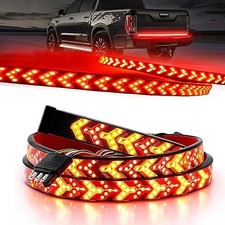 LED Tailgate Light Bar 60" Triple Row 5-Function Strip for Pickup Trailer SUV