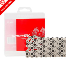 SRAM GX Eagle 12-Speed Chain 126 Links with 12 Speed - 126 links, Silver