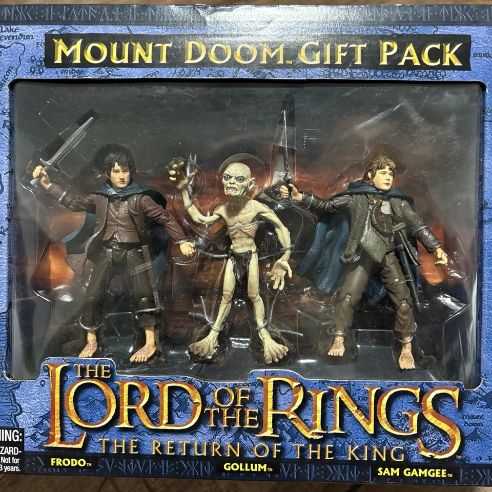 El Señor de los Anillos: El Retorno del Rey - Paquete de Regalo Mount Doom (ToyBiz, 2004) Nuevo Foto 2 de 4