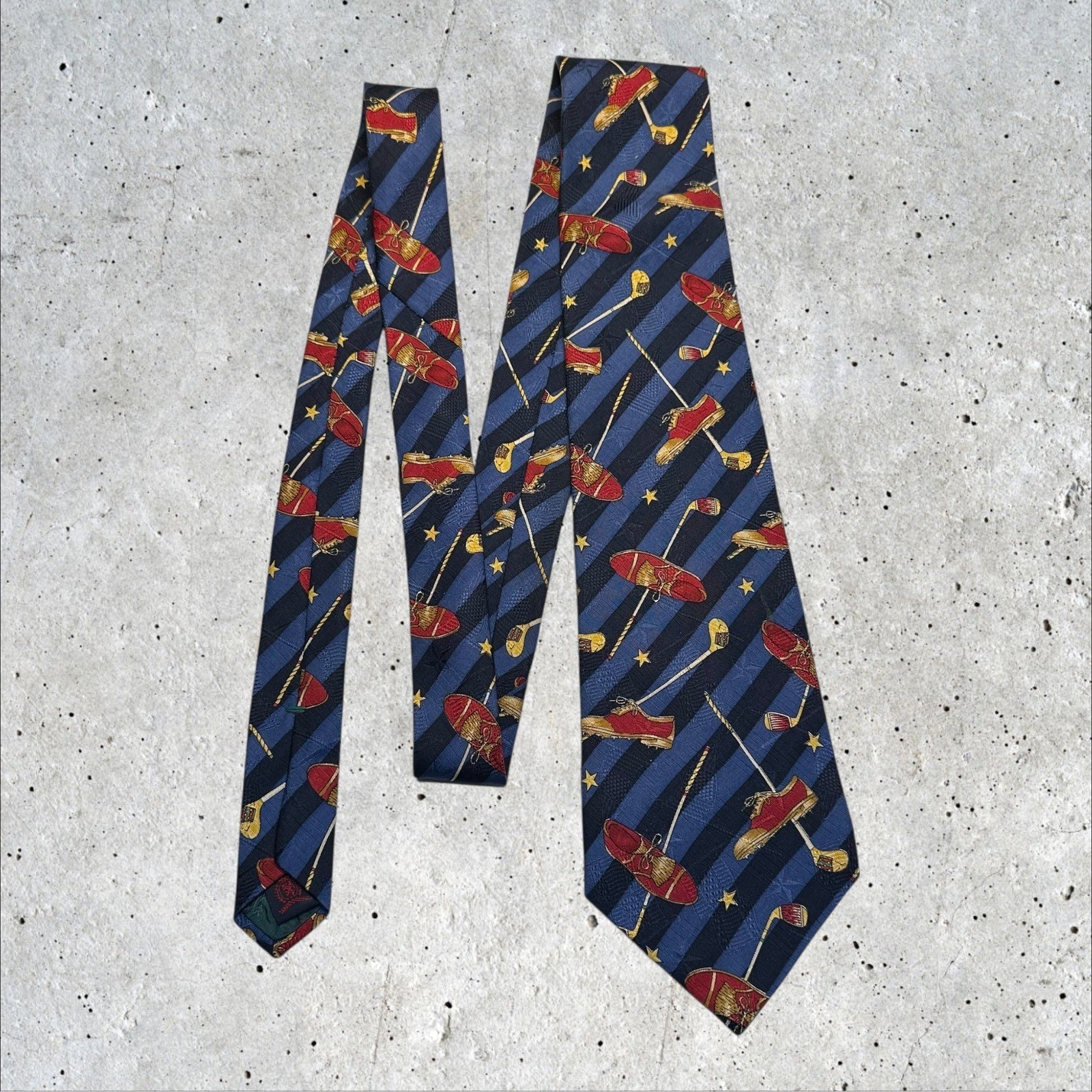 Lot of 5 Mens Golf Themed Ties Neckties Made in USA Novelty Print thumbnail 2