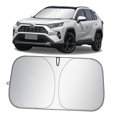 Car Windshield Sun Shade,Foldable Reflective Sun Visor,Sun Heat and UV Rays
