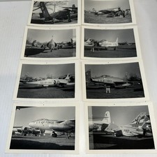 Vtg Lot 105 B W Airplane Jet Photographs Pictures Military Prop Airpix Airshow
