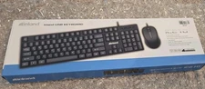 INLAND USB Keyboard and Mouse Kit Black Wireless NEW IN BOX for Laptop/PC