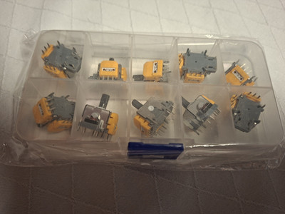 10 Stück 3D-Hall-Effekt-Joystick, Einstellbar, Kein Driften der Thumbsticks