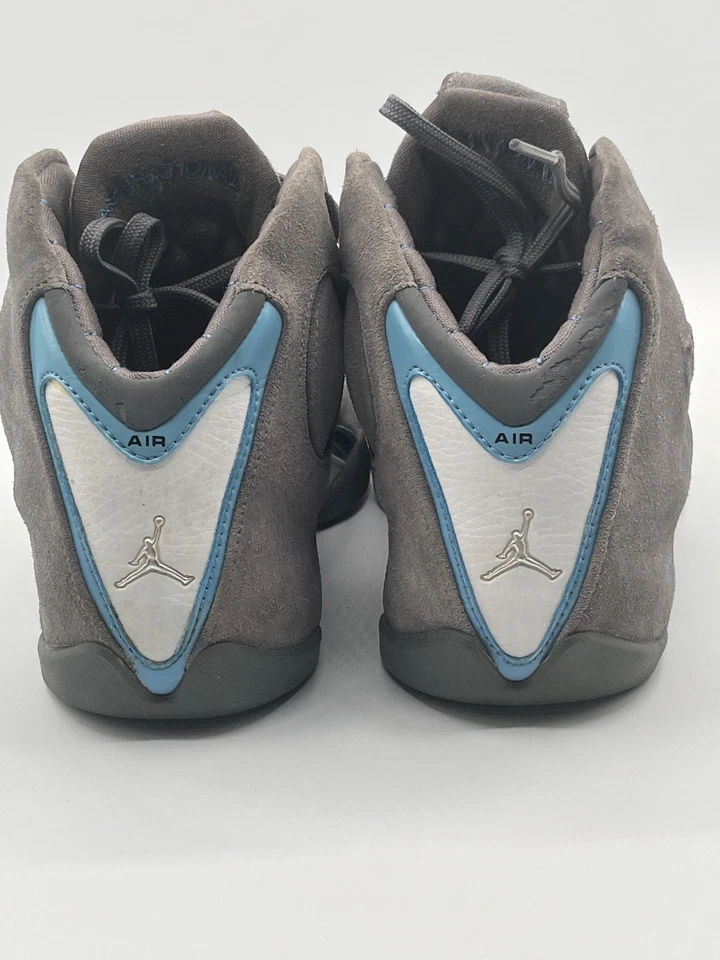 Nike Air Jordan 21 Gris Univ Azul 313039-002 -Y3 MUJER TALLA 5.5Y EE. UU. (#234) Foto 3 de 4