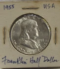 1955 US Franklin Half 50c Unc Better Date