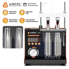 Limpiador de inyector de combustible portátil máquina probador inyector ultrasónico probador limpiador