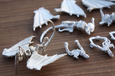 TYRANIDEN 3 x GARGOYLES - Klassisch - Metall - RAR OOP