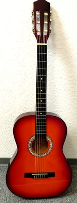 Klassische Gitarre 3/4 SB (sunburst) glänzend