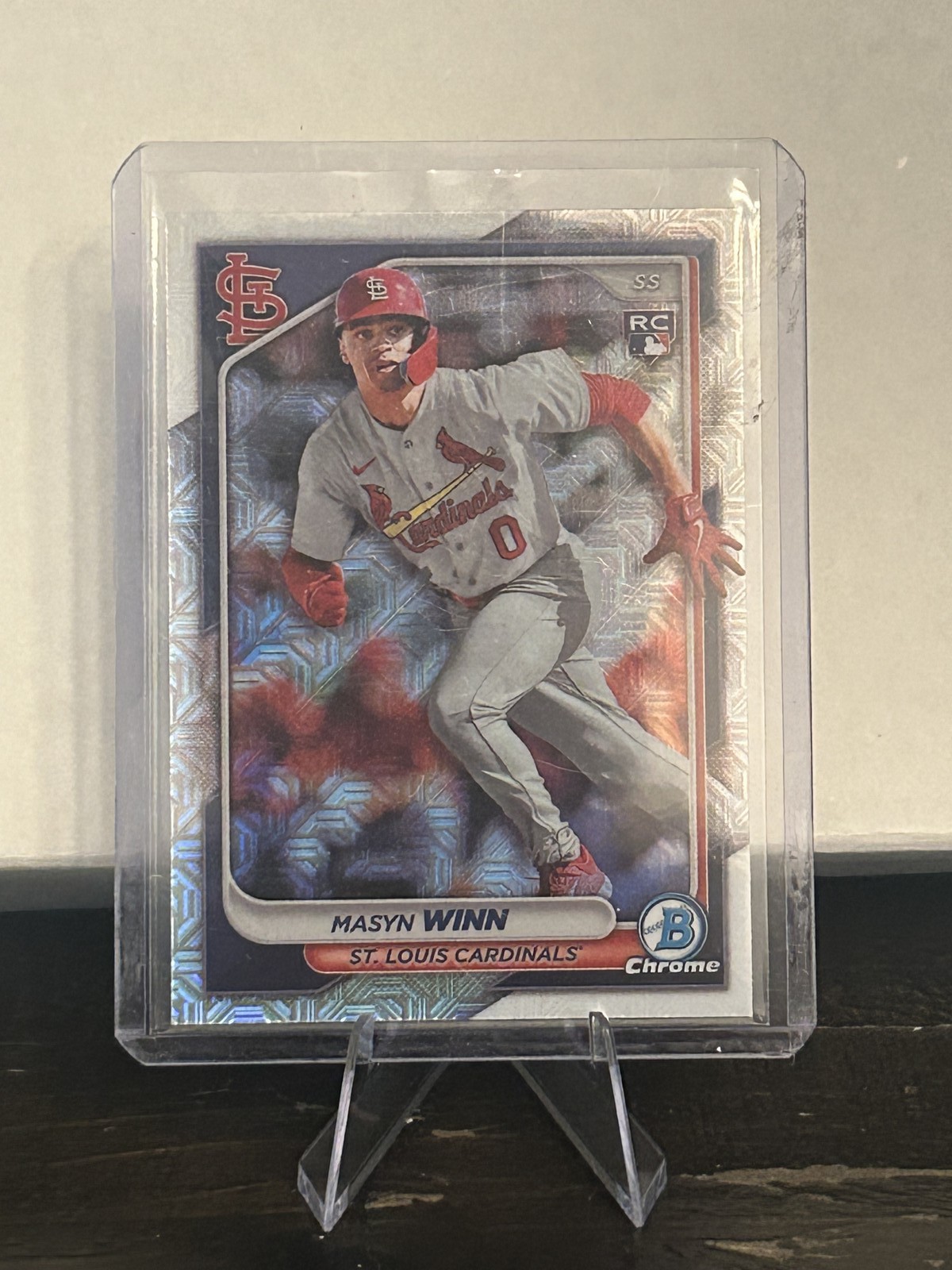2024 Bowman #2 Masyn Winn Chrome Mojo Refractors