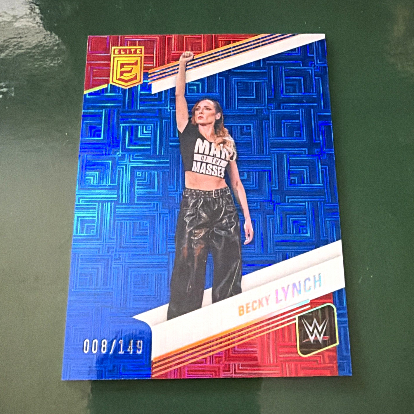 Panini 2023 Donruss Elite WWE Becky Lynch #16 Blue Parallel Serial #008/149