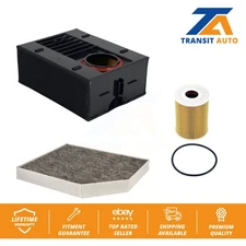 Air Cabin Engine Cartridge Oil Filters (3 Total) Kit For Porsche Macan
