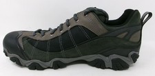 Oboz Men's Firebrand II Low B-DRY Hiking Shoes, Gray, US 12 - GENTLY USED