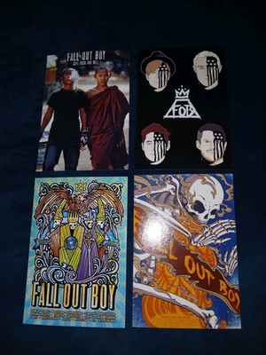 x4 Fall Out Boy A6 Bild Poster Drucke Film TV Show Videospiel